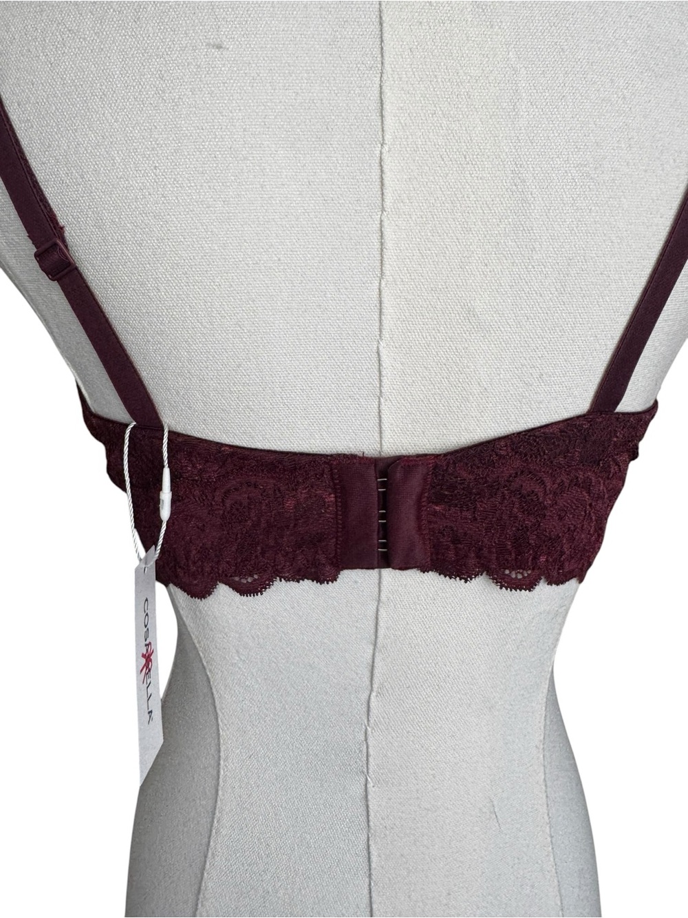 NWT Cosabella Never Say Never Balconette Bra in Vino 34C - Picture 8 of 10